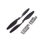 12×4.5 inch – 1245 CW CCW Propeller Pair for Quadcopter (Black)