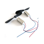 8x20 Micro Coreless Motor With 1 CW & 1 CCW Propellers - Pack Of One