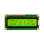 16x2 (1602) Character Yellow-Green Backlight LCD Display