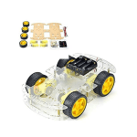 4 Wheel Smart Car Robot Chassis Kit - 4WD Chassis