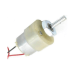 200 RPM 12V Centre Shaft DC Geared Motor