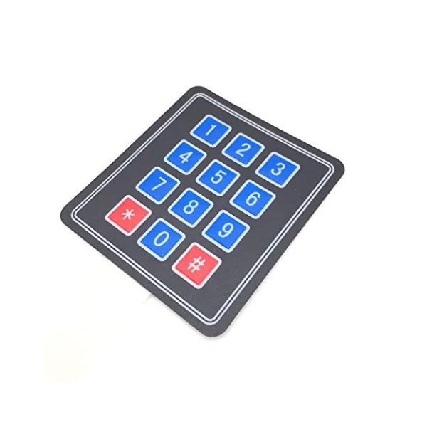 4x3 Matrix Membrane Type Keypad -12 Keys - Image 2