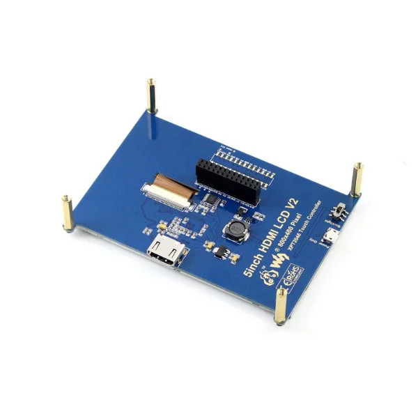 5 inch LCD Touch Screen Display with HDMI for Raspberry Pi - Image 4