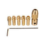 3.17mm Shank Metal Drill Chuck Collet Bits Rotary With Screw, 0.5-3 mm for RS555 motor (3.17MM)